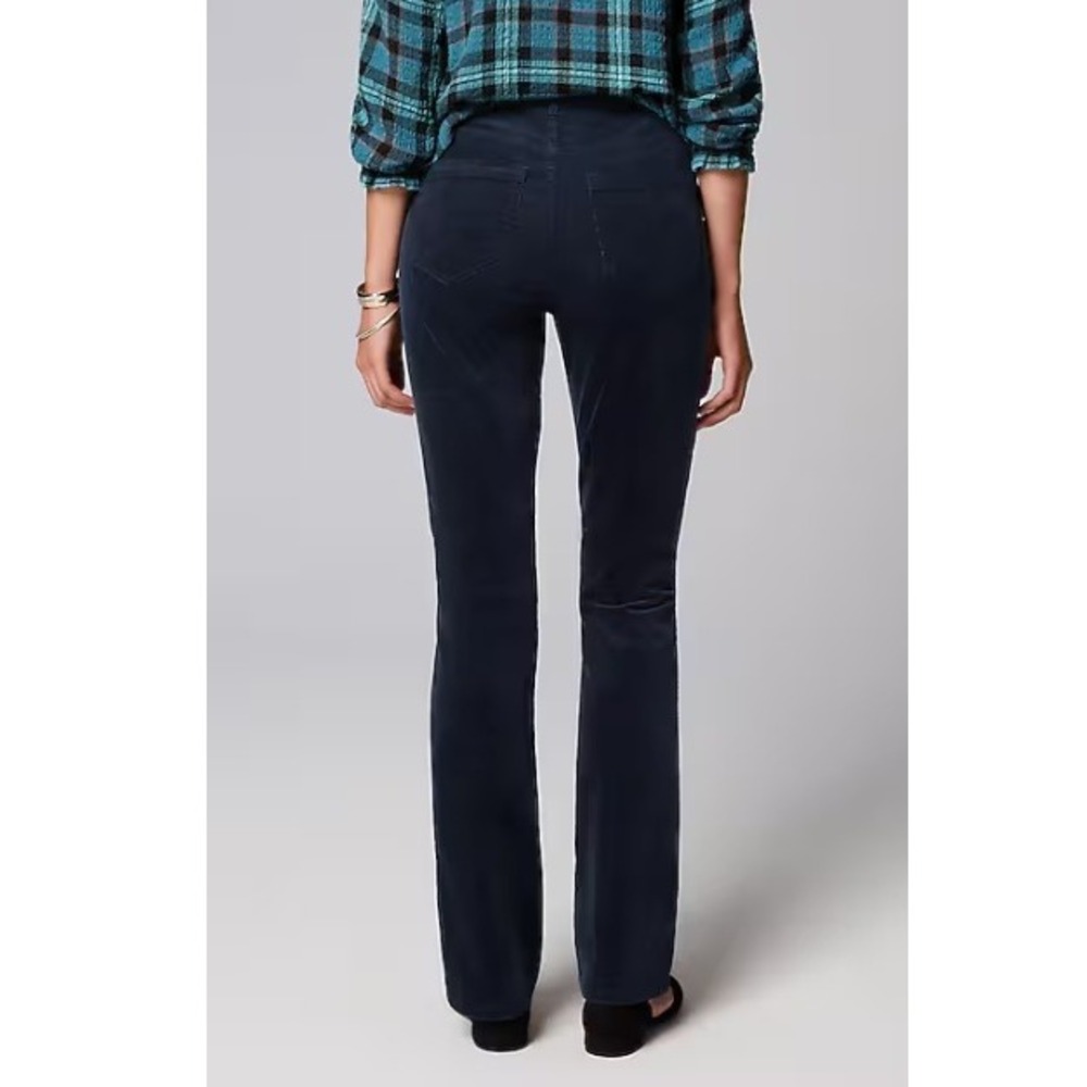 J. Jill Women's Navy Blue High Rise Corduroy Bootcut Jeans Size 22 NWOT - Picture 2 of 8